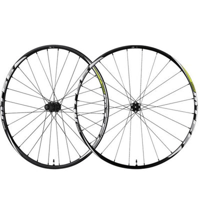 SHIMANO WH-MT 66 29 TUBELESS RIM SET BLACK GREEN