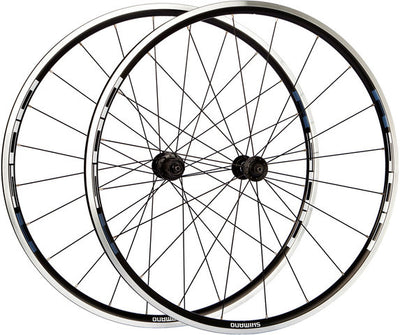 Shimano WH-R501A Front Rear Road Rim Set with QR Pegs EWHR501APEBMY