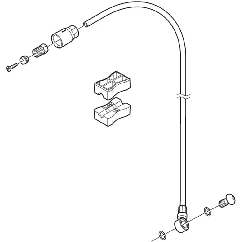 Shimano Zee SM-BH90-SBS Hydraulic Brake Hose 1000mm ISMBH90SBSL100