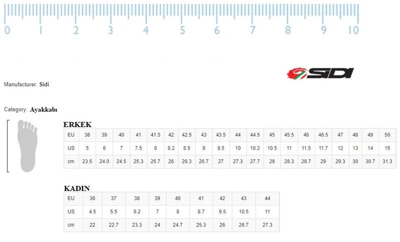 Sidi Dragon 5 Matt Mtb Bisiklet Ayakkabısı