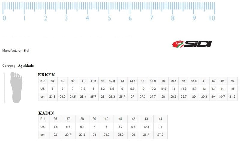 Sidi Eagle 10 Mega Spd Dağ Bisikleti Ayakkabısı