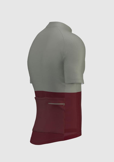 Sora Gray-Burgundy Regular 3.0 Cycling Jersey 