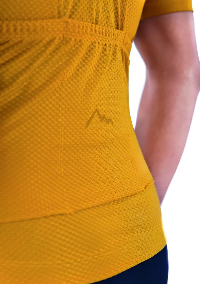 Sora Mustard Climb Core Cycling Jersey 