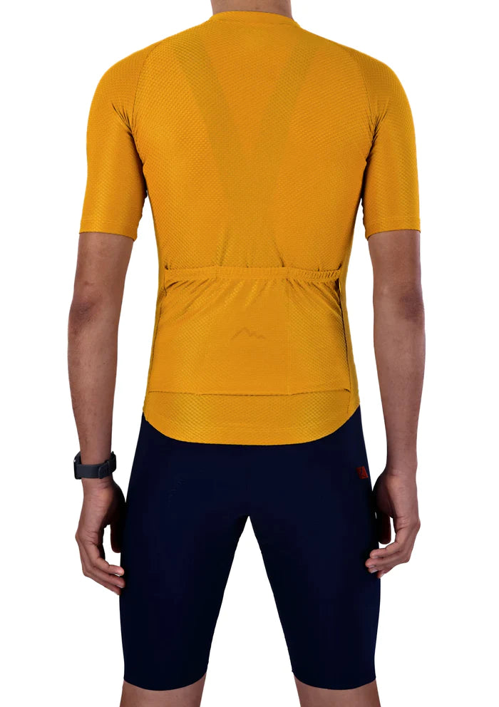 Sora Mustard Climb Core Cycling Jersey 