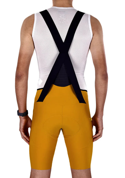 Sora Mustard Road Racer Strappy Cycling Tights 