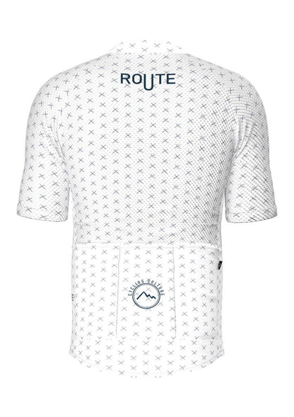 Классический тонкий велосипедный трикотаж Sora Blue/White Route Classic 