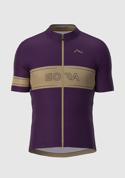 Велосипедная майка Sora Purple-Cream Regular 3.0 