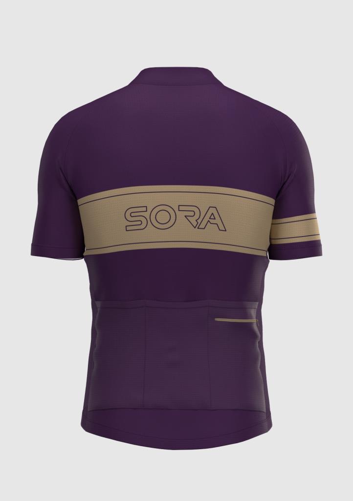 Велосипедная майка Sora Purple-Cream Regular 3.0 