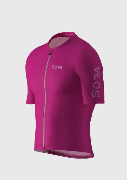 Розовая велосипедная майка Sora Classic 2