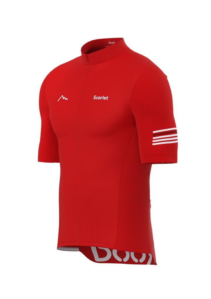 Sora Scarlet Boost+ 2.0 Short Sleeve Summer Cycling Jersey