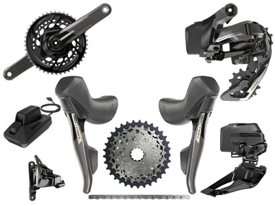 SRAM Force AXS Yol Bisikleti Vites Grup Set 2x12 | 48-35 - 172.5mm 10-30 Ruble