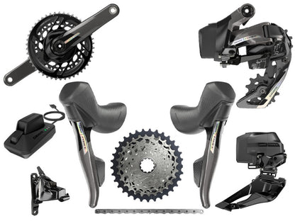 SRAM Force AXS Yol Bisikleti Vites Grup Set 2x12 | 48-35 - 172.5mm 10-30 Ruble