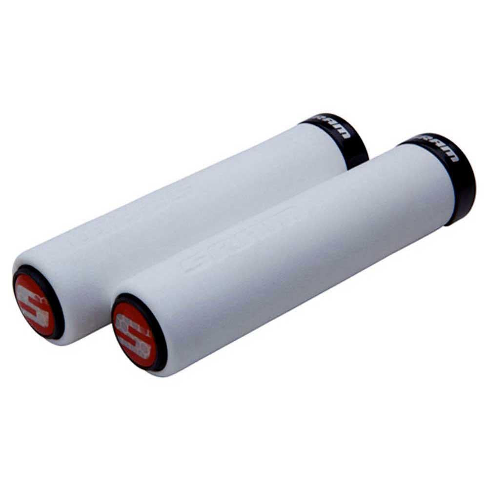 Sram Locking Grips White Bicycle Handle