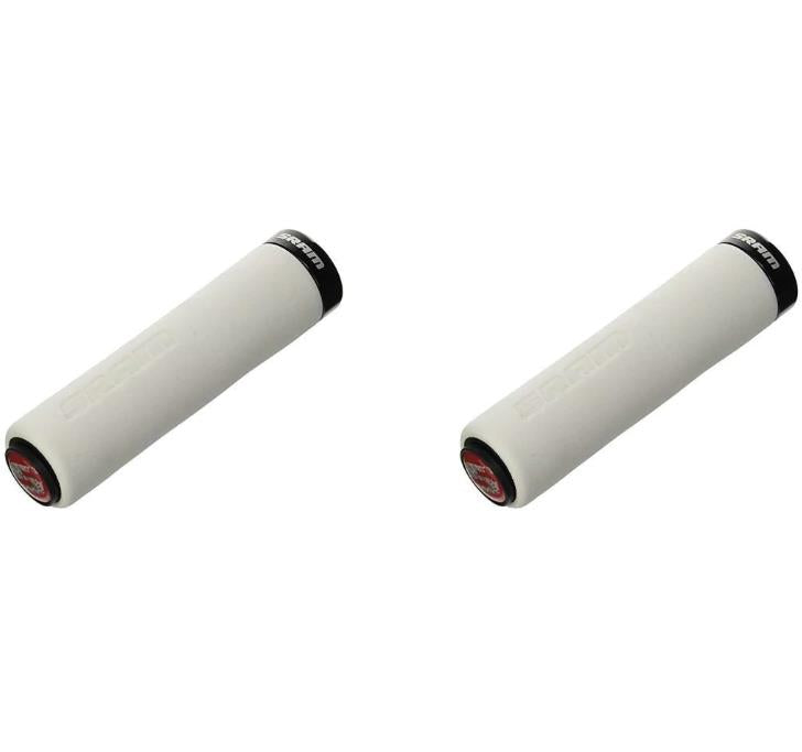 Sram Locking Grips White Bicycle Handle