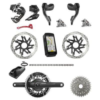 SRAM Red E1 AXS Powermetre Yol Grup Set 2x12 48-35 172.5mm Hammerhead