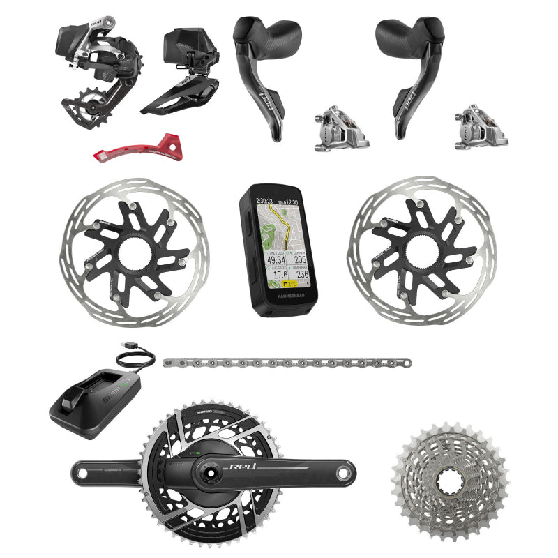 SRAM Red E1 AXS Powermetre Yol Grup Set 2x12 48-35 172.5mm Hammerhead