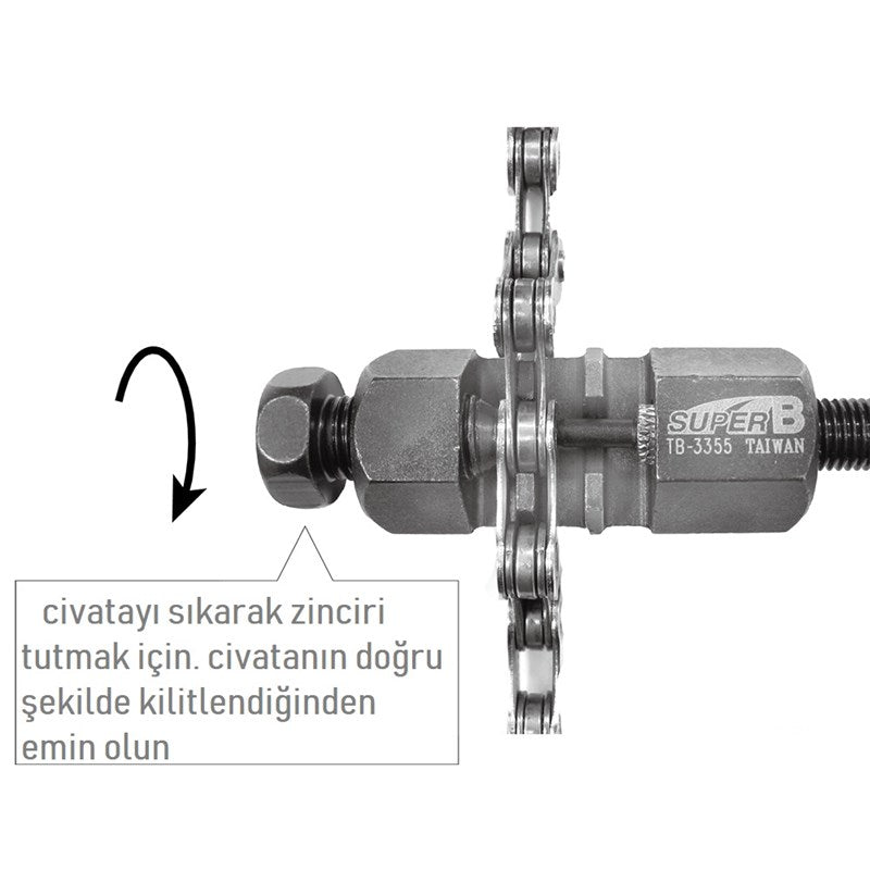 Super B Zincir Anahtarı Tb-3355 8-9-10 Vites Uyumlu