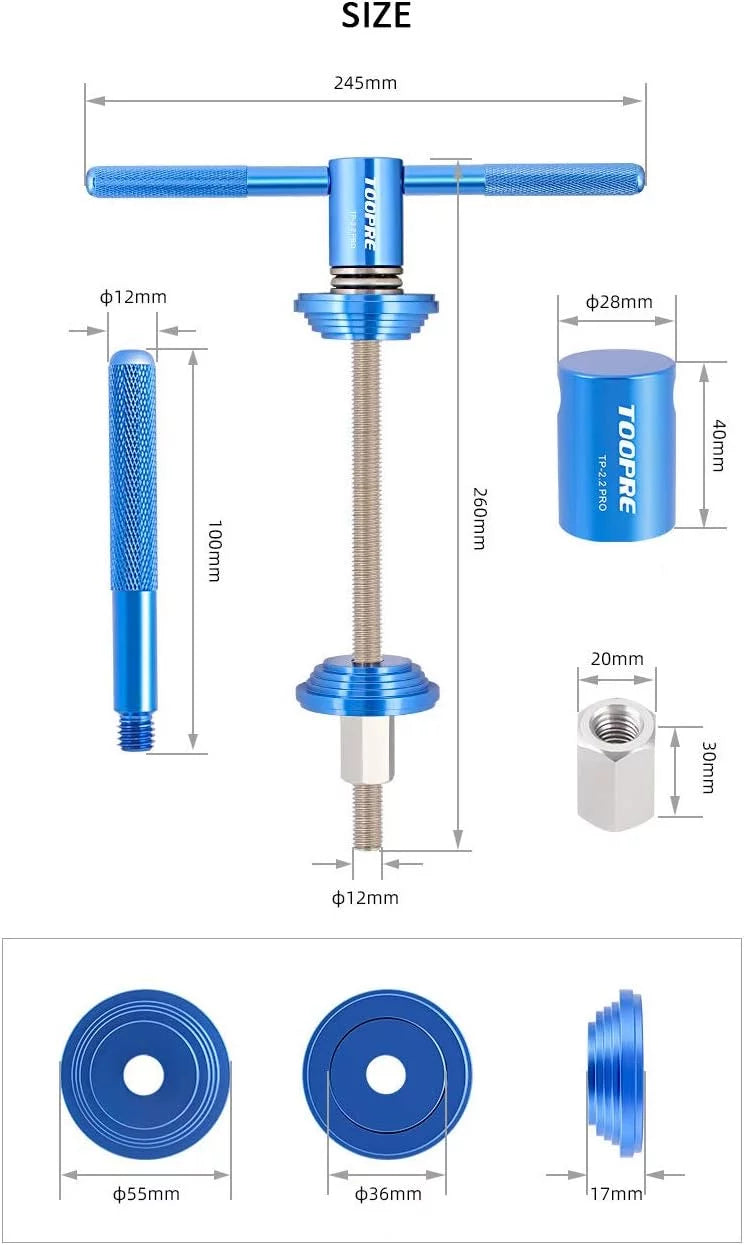 Toopre Furç ve Press-Fit Orta Yatak Takma Aleti 15116