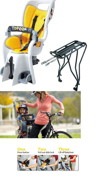 Topeak Babyseat II Bicycle Child Seat and Carrier TCS2207 