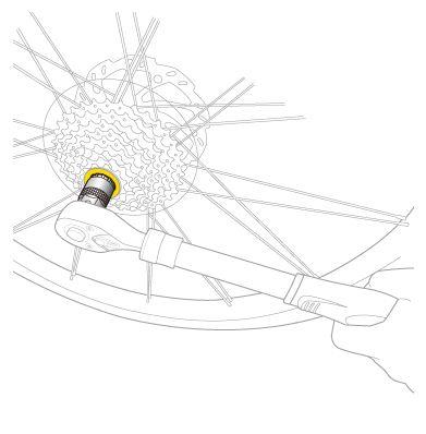 TOPEAK Cassette Ruble Disc Removal Wrench TPS-SP39 