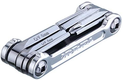 Topeak Mini 9 Pro Bicycle Allen Key Set 9 Function Silver TT2551S