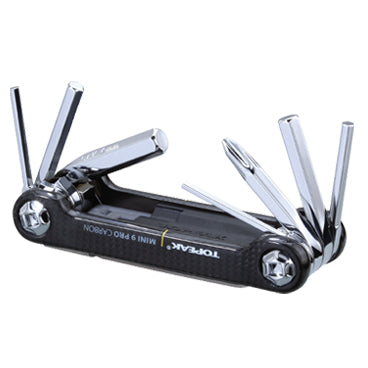 Topeak Mini 9 Pro Carbon Bicycle Allen Key Set With Bag TT2552