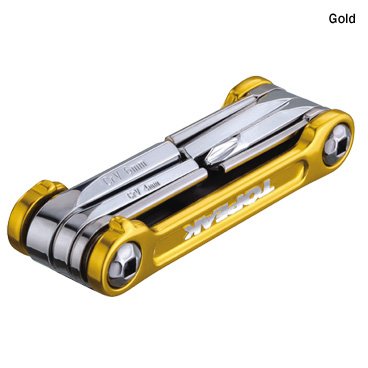 Topeak Mini 9 Pro Multi Tool 9 Fonksiyonlu Bisiklet Alyen Çakı Seti Sarı TT2551GD