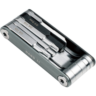 Topeak Nano 11 Alyen Anahtar Seti CNC Kesim 9 Fonksiyonlu TT2625 250501