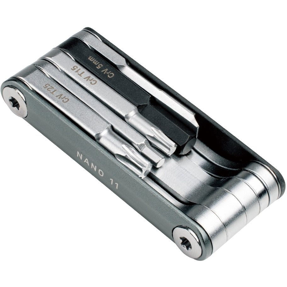 Topeak Nano 11 Alyen Anahtar Seti CNC Kesim 9 Fonksiyonlu TT2625 250501