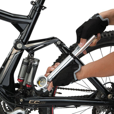 TOPEAK SHOCK N ROLL LASTİK VE SÜSPANSİYON POMPASI