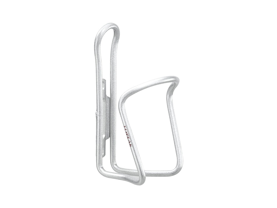 Topeak Shuttle Cage Aluminum Bicycle Water Bottle Cage Silver 