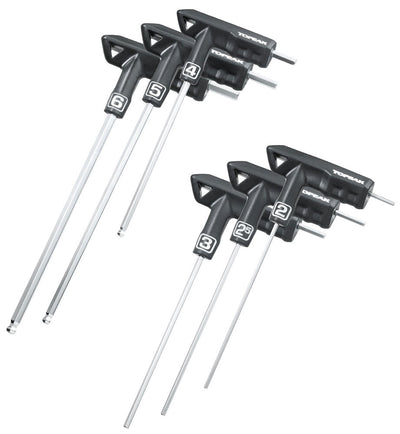 Topeak T-Handle DuoHex Wrench Set 6-Piece Allen Key Set TPS-SP01 250313