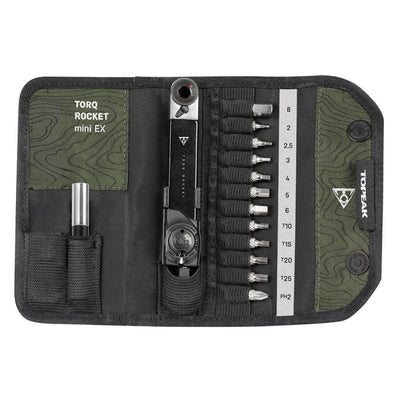 Topeak Torq Rocket Mini EX Torque Tool 2-10Nm TT2622 11 Different Tips 250494