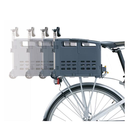 Topeak TrolleyTote Folding MTX Arka Bagaj Sepeti Katlanabilir Ayaklı Tekerlekli TB2008