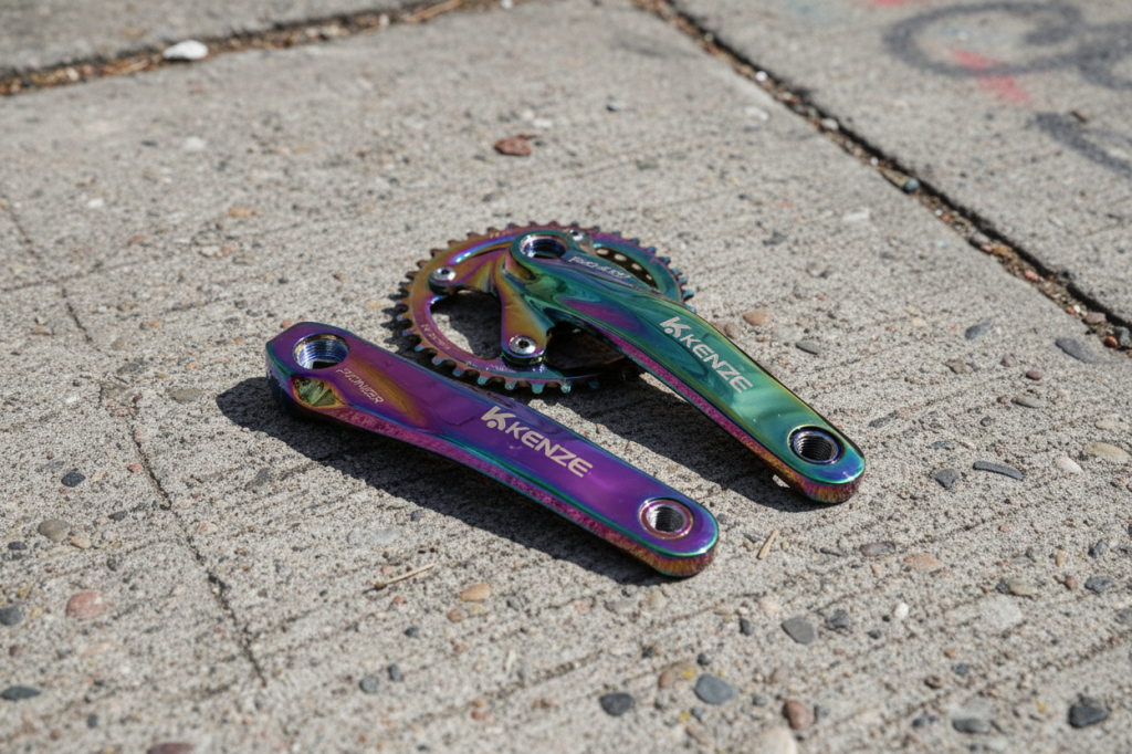 UGR Tekli Aynakol Oilslick Rainbow 32T 170mm 10801