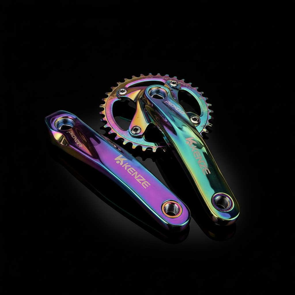 UGR Tekli Aynakol Oilslick Rainbow 32T 170mm 10801