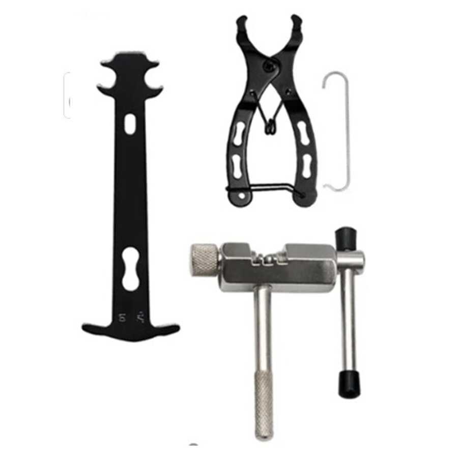 UGR Zincir Bakım Seti Powerlink Sökme Takma Zincir Anahtarı Zincir Ölçme ve Zincir Kancası 32742