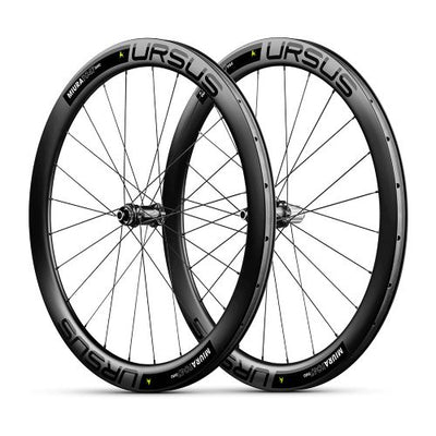 Комплект колес для шоссейного велосипеда URSUS Miura TC47 Carbon с центральным креплением, бескамерные, 12x100/12x142 мм, JNT-805