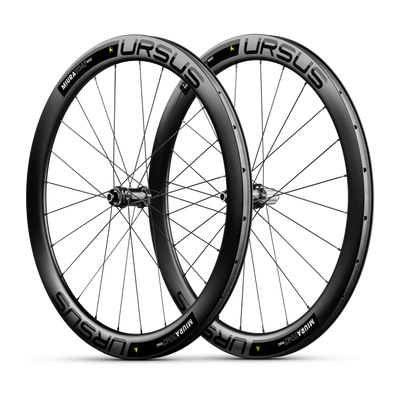Комплект колес для шоссейного велосипеда URSUS Miura TC47 Carbon с центральным креплением, бескамерные, 12x100/12x142 мм, JNT-805