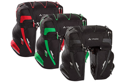 VAUDE KARAKORUM BİSİKLET ARKA HEYBE ÇANTA 68 LT SİYAH/GRİ