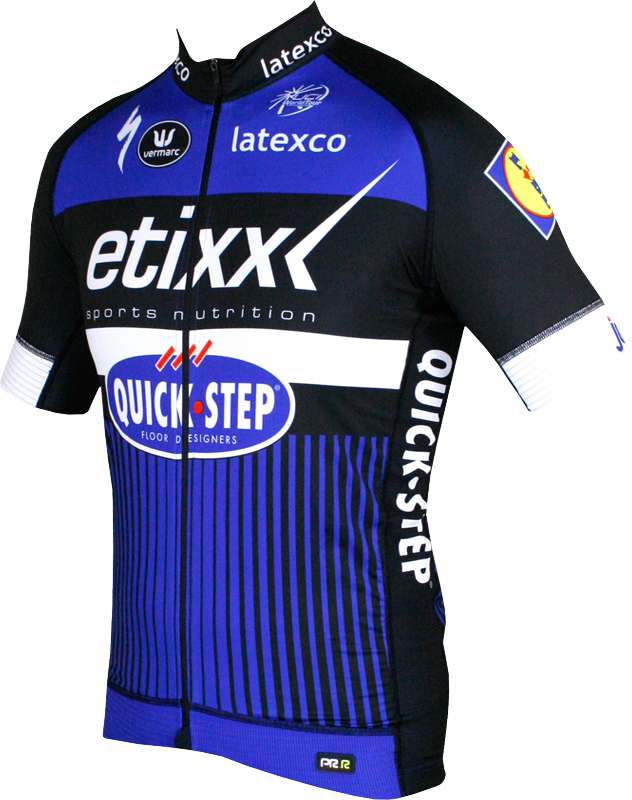 Vermarc Etixx Quick-Step Pro's in the UCI Pro Tour Series Üst Bisiklet Forması Medium P20223N-03