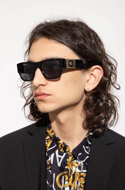 Versace 0VE4406 Güneş Gözlüğü GB1/87 Black Dark Grey 56 Ekartman