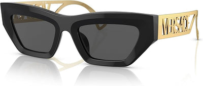 Versace 0VE4432U Güneş Gözlüğü GB1/87 Black Dark Grey 53 Ekartman