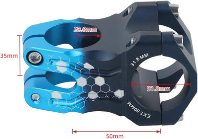 Wake Çift Renk Gidon Boğazı 50mm 31.8mm Farklı Renklerde