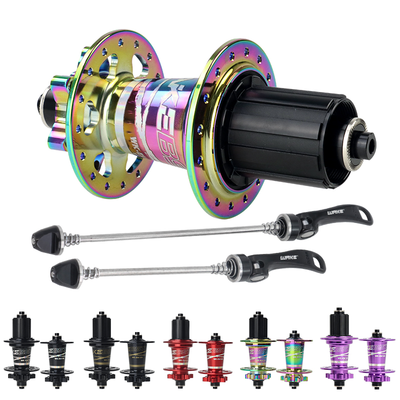Wake Rainbow Loud Front and Rear Hub Set 32 ​​Holes Oilslick QR 12157