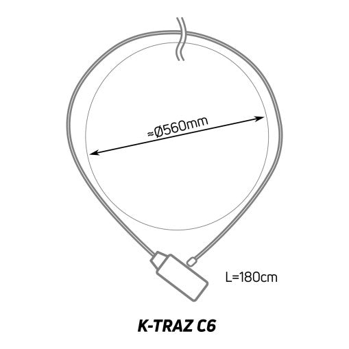 Zefal Anahtarlı Kilit K-Traz C6