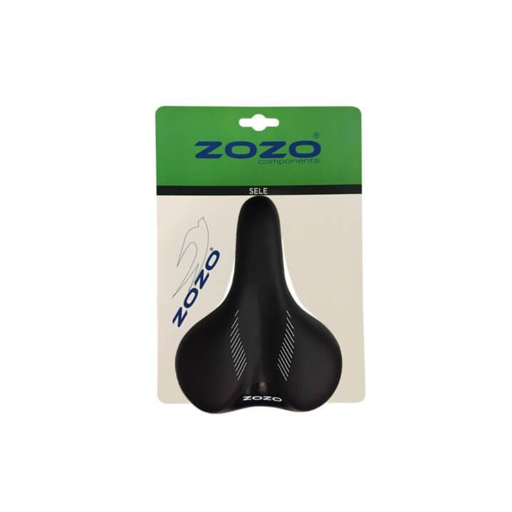 Zozo Wide Bicycle Saddle Black WL-6621-1